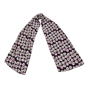 Mickey Unlimited Scarf 1990s Disney All Over Mickey Mouse Pattern Purple W/ Tags